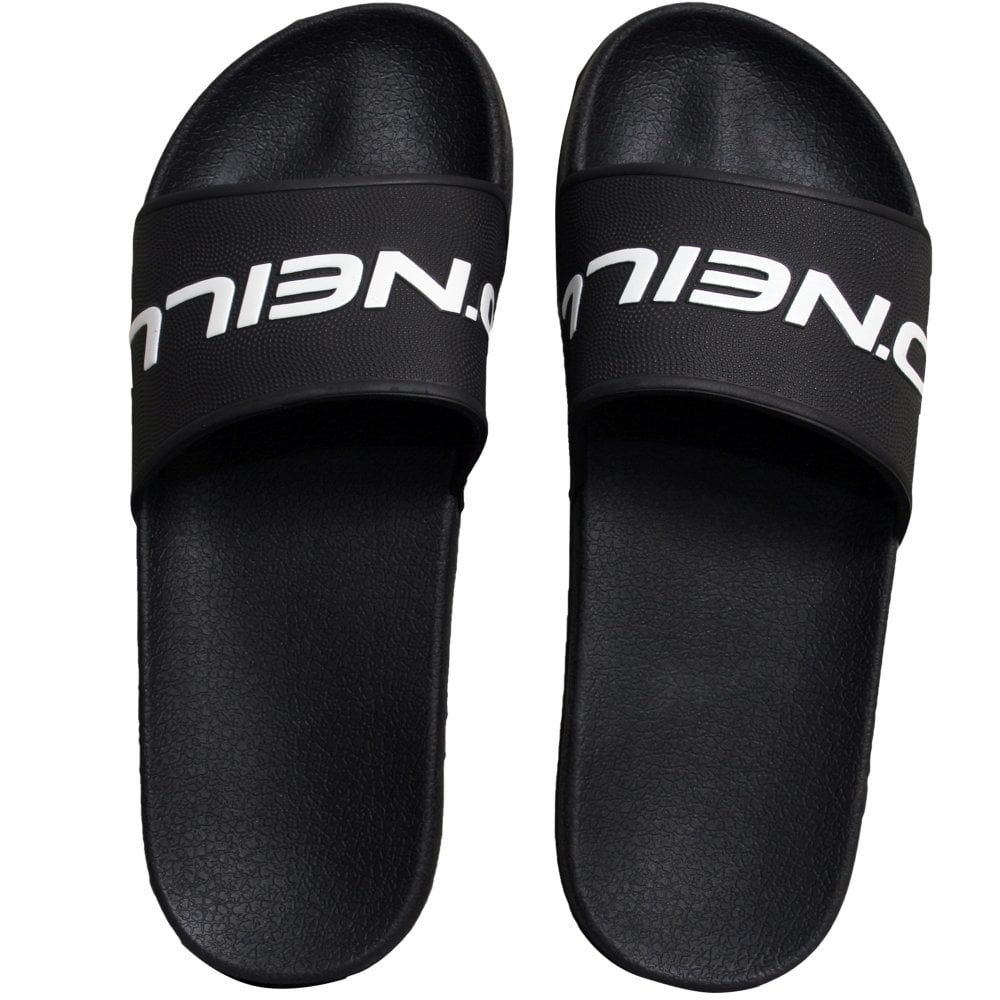 O'Neill Slide Logo Sandals - Black Out