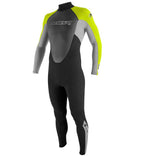 O'Neill Reactor 3/2mm Kids Full Wetsuit Black Flint Lime
