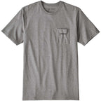 Patagonia P-6 Logo Pocket Responsibili-Tee  - Gravel Heather