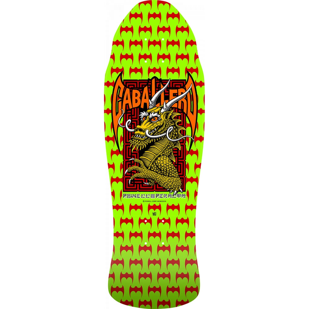 Powell Peralta Caballero Street Deck - Lime 9.625"