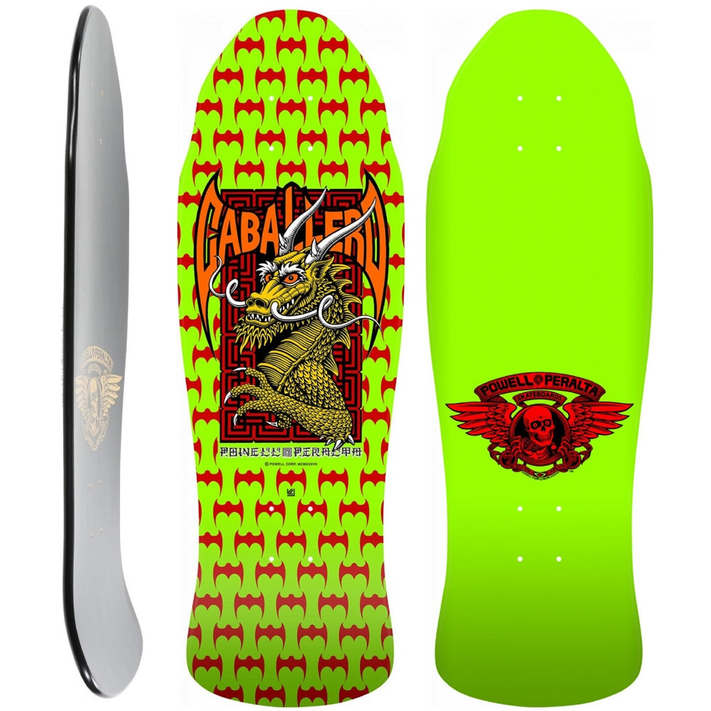 Powell Peralta Caballero Street Deck - Lime 9.625"