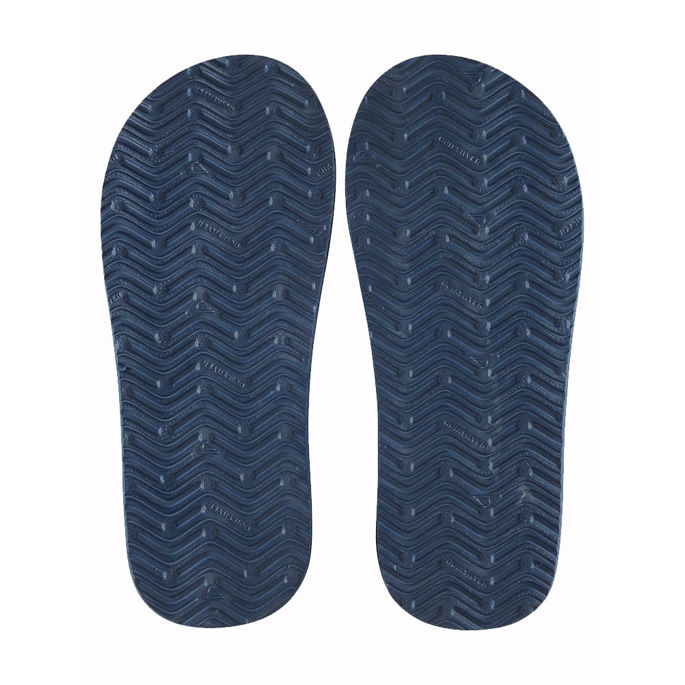 Quiksilver Monkey Abyss Flip Flops - Blue/Black/Blue