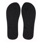 Quiksilver Molokai Tropical Flow Flip Flops - Black/Green/Black