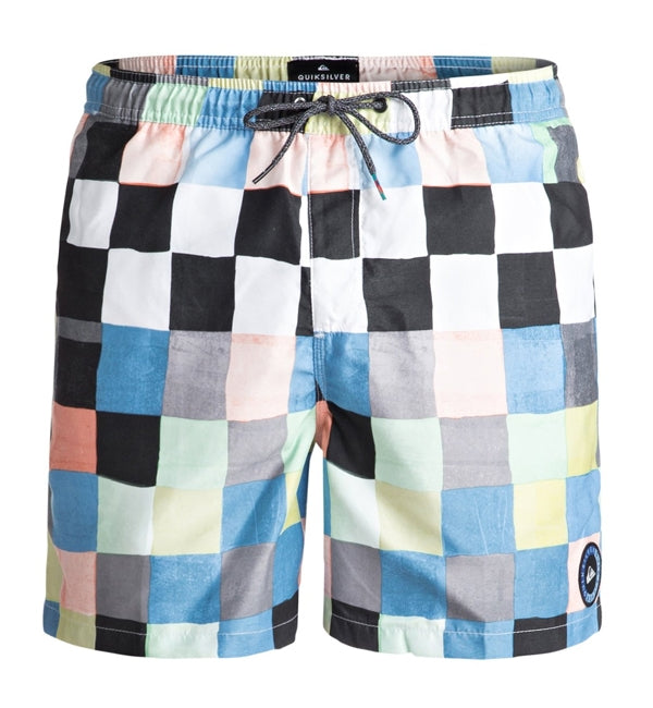Quiksilver Resin Check Volley 15 Swim Shorts