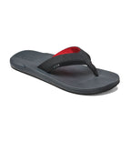 Reef Contoured Cushion Flip Flops - Grey/Red