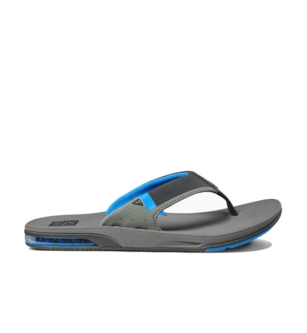 Reef Fanning Low Flip Flops Grey/Blue