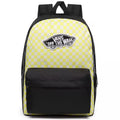 Vans Womens Realm Rucksack - Lemon Tonic Checkerboard