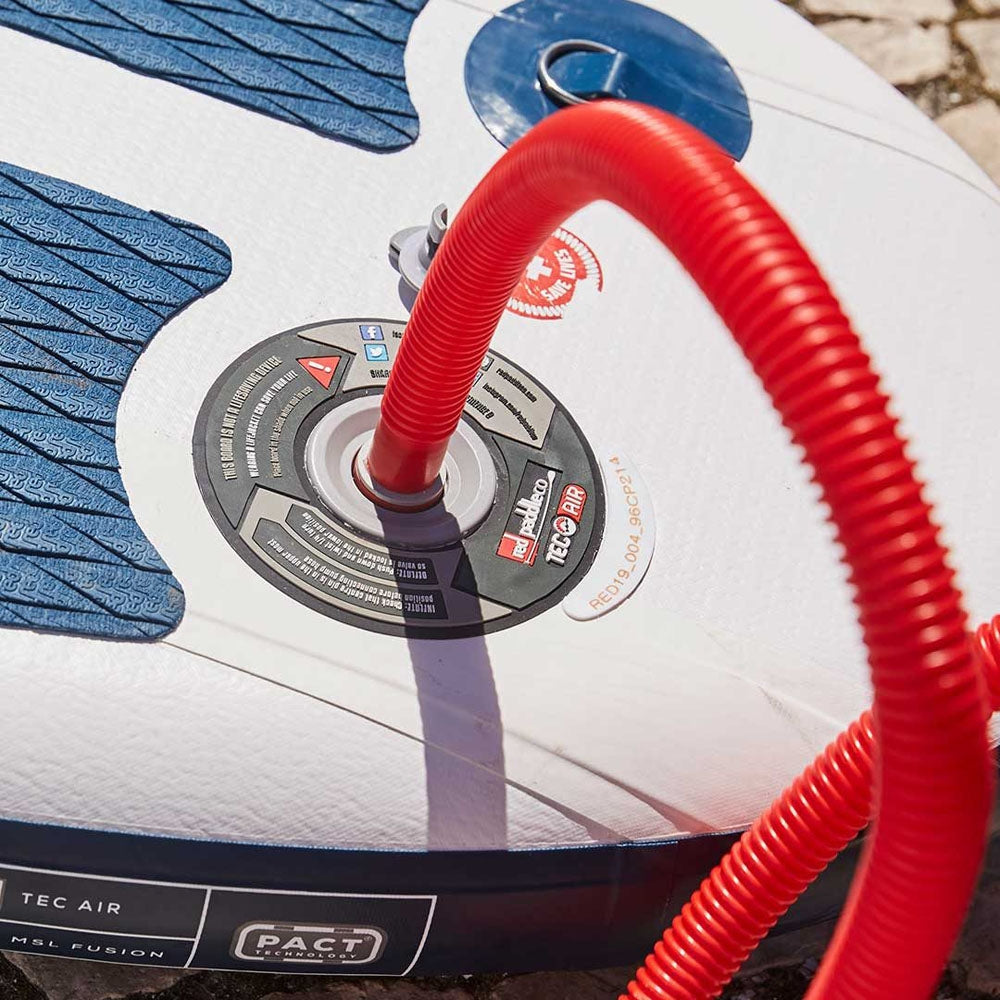 Red Compact 9'6 Carbon Paddle Stand Up Paddle Board Package