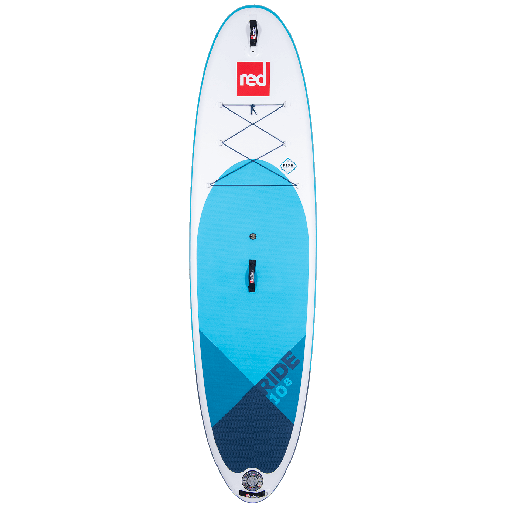 Red Paddle Ride 10'8 Inflatable Paddle Board with Alloy Paddle Package - 2020