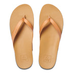 Reef Womens Cushion Bounce Court Flip Flops - Natural