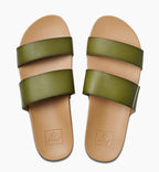 Reef Womens Cushion Bounce Vista Sandals  - Olive