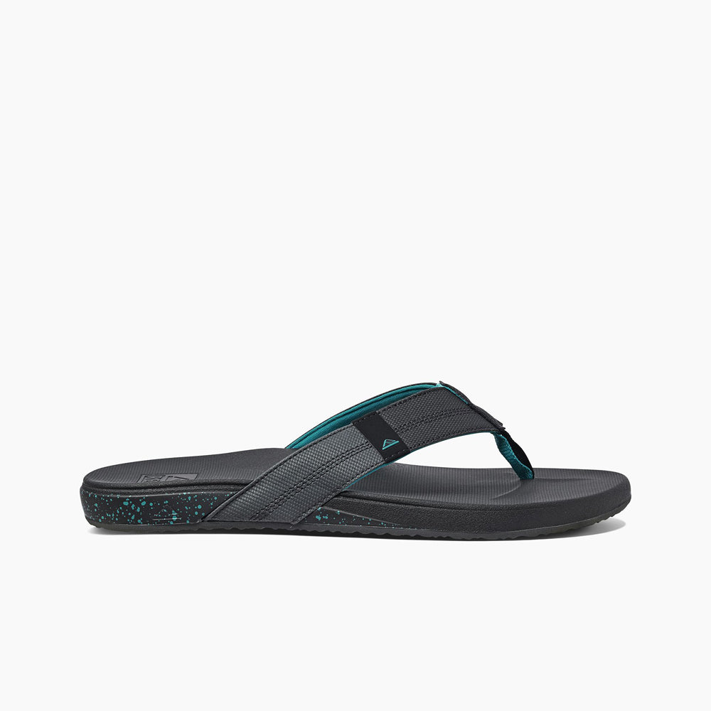 Reef Cushion Bounce Phantom Flip Flops - Black/Green