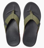 Reef Cushion Bounce Phantom Flip Flops  - Olive Red