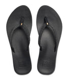 Reef Womens Cushion Bounce Woven Flip Flops  - Black