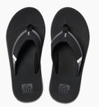 Reef Fanning Low Flip Flops  - Black/White