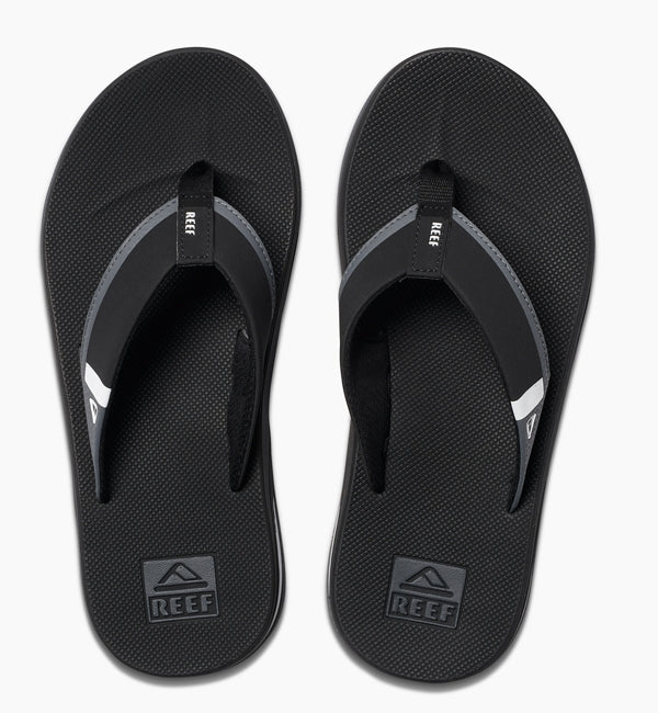 Reef Fanning Low Flip Flops  - Black/White