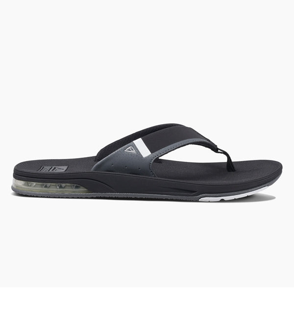 Reef Fanning Low Flip Flops  - Black/White
