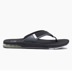 Reef Fanning Low Flip Flops  - Black/White