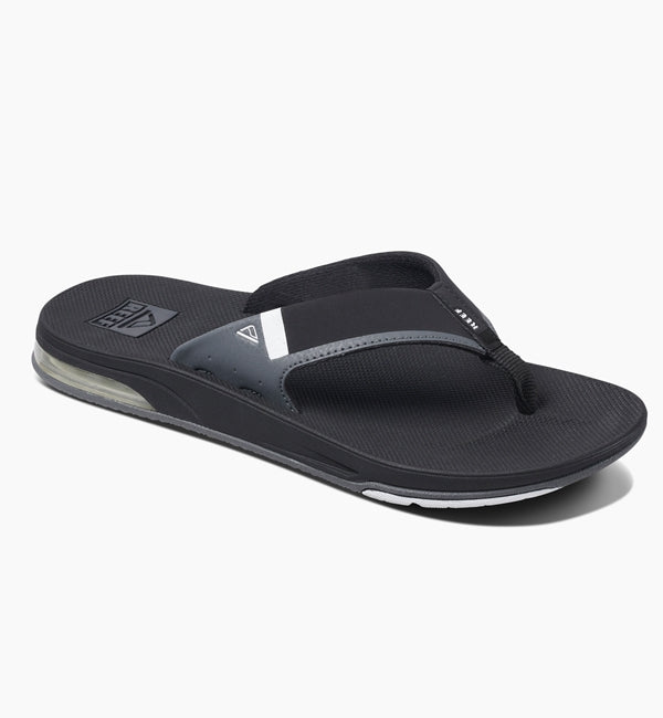 Reef Fanning Low Flip Flops  - Black/White