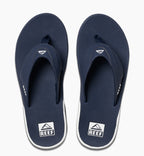 Reef Fanning Flip Flops  - Navy/White