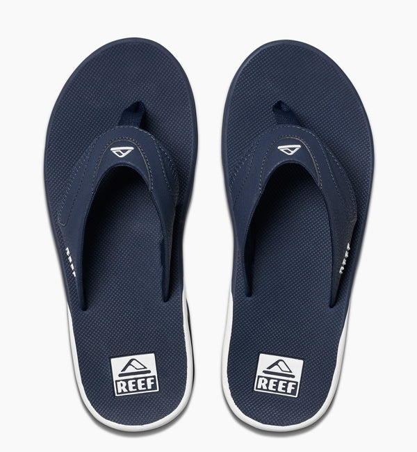 Reef Fanning Flip Flops  - Navy/White