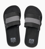 Reef Boys Ahi Slide Sandals  - Black