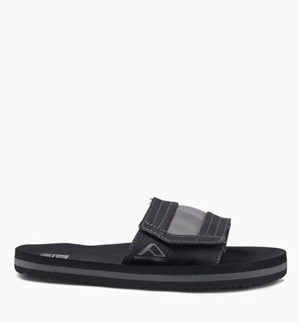 Reef Boys Ahi Slide Sandals  - Black