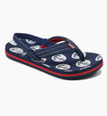 Reef Boys Little Ahi Flip Flops  - Anchors