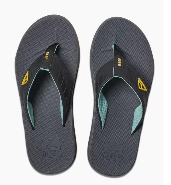 Reef Phantoms Flip Flops  - Aqua/Yellow