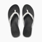 Reef Rover Catch Pop Flip Flops - Black/White