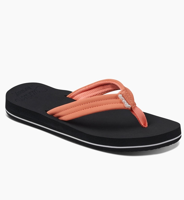 Reef Womens Cushion Breeze Flip Flops  - Coral