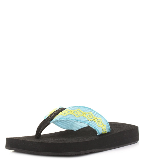 Reef Womens Sandy Flip Flops  - Aqua