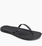 Reef Womens Cushion Bounce Stargazer Flip Flops  - Black