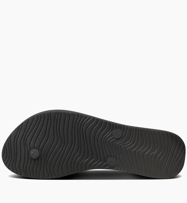 Reef Womens Cushion Bounce Stargazer Flip Flops  - Black