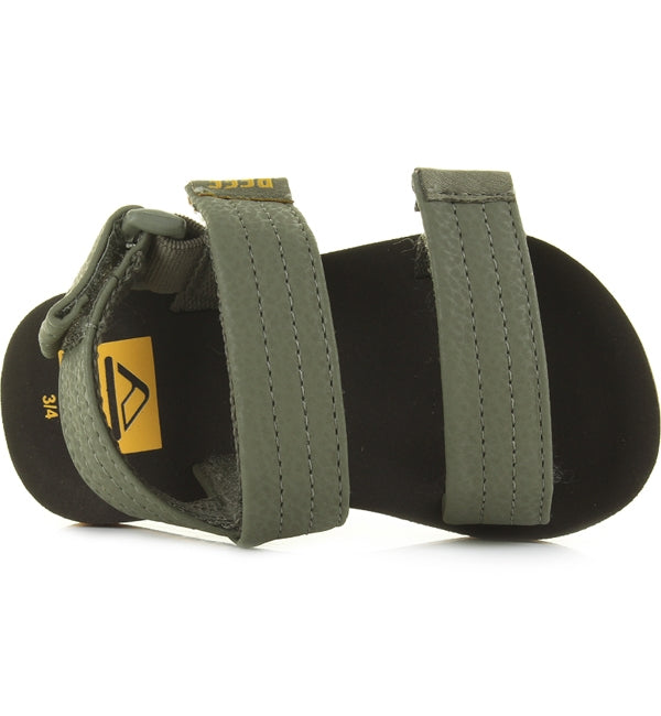 Reef Little Ahi Convertible Sandals  - Brown/Olive