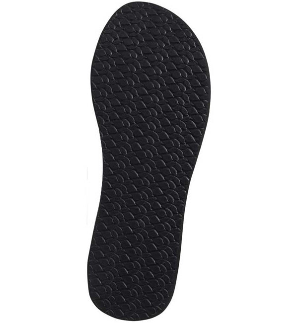 Reef Womens Bliss Toe Dip Flip Flops  - Black/Gold