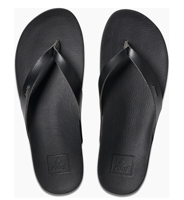 Reef Womens Cushion Bounce Court Flip Flops  - Black