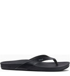 Reef Womens Cushion Bounce Court Flip Flops  - Black