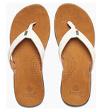 Reef Womens Miss J-Bay Flip Flops  - Tan/White