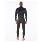Rip Curl Dawn Patrol 3/2mm Chest Zip Summer Wetsuit  - Dark Green