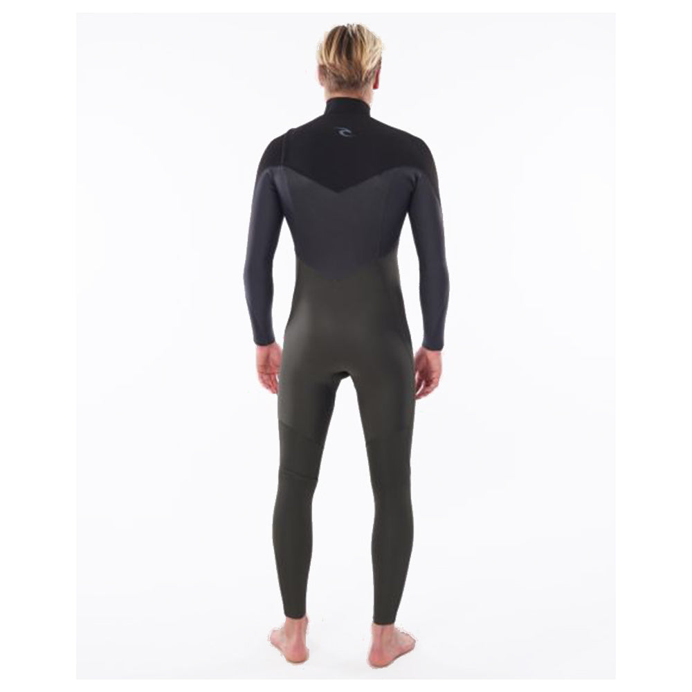 Rip Curl Dawn Patrol 3/2mm Chest Zip Summer Wetsuit  - Dark Green