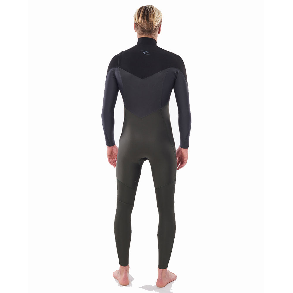 Rip Curl Dawn Patrol 5/3mm Chest Zip Winter Wetsuit - Dark Green