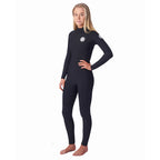 Rip Curl Womens Dawn Patrol 5/3mm Back Zip Winter Wetsuit - Black
