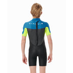 Rip Curl Junior Omega 1.5mm Shortie Wetsuit  - Neon Lime