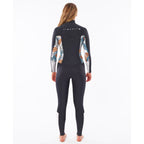 Rip Curl Womens Dawn Patrol 4/3mm C/Z Wetsuit  - Charcoal Grey