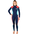 Rip Curl Womens Dawn Patrol 4/3mm Back Zip Wetsuit - Navy