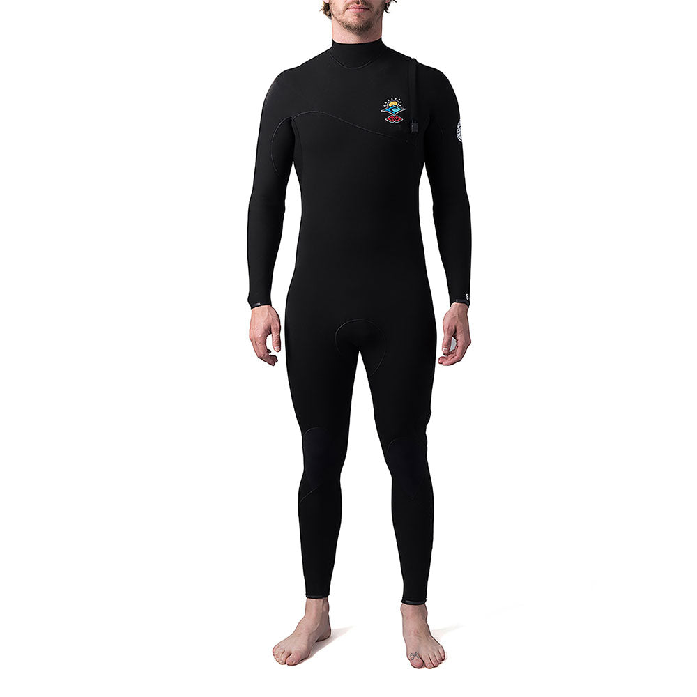 Rip Curl E-Bomb 3/2mm Zip Free Full Wetsuit - Black