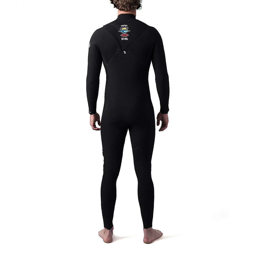 Rip Curl E-Bomb 3/2mm Zip Free Full Wetsuit - Black