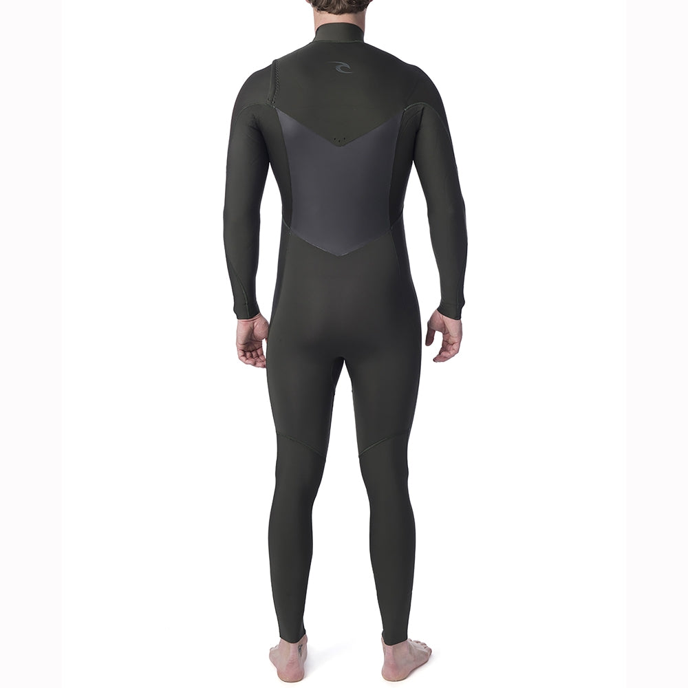 Rip Curl Dawn Patrol Performance 5/3mm Chest Zip Wetsuit - Khaki