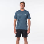 Rip Curl Dawn Patrol Short Sleeved Surf Tee - Navy Marle